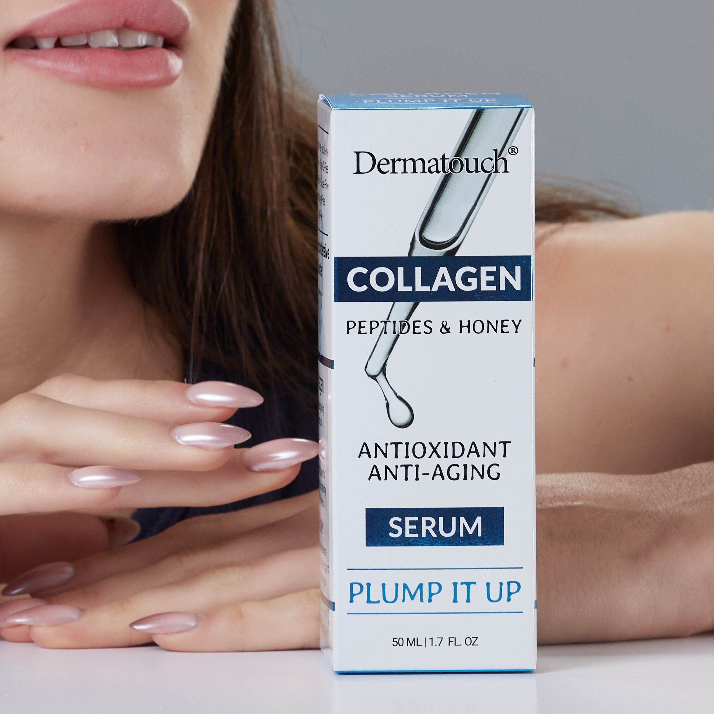 Dermatouch Collagen Peptides & Honey serum packaging