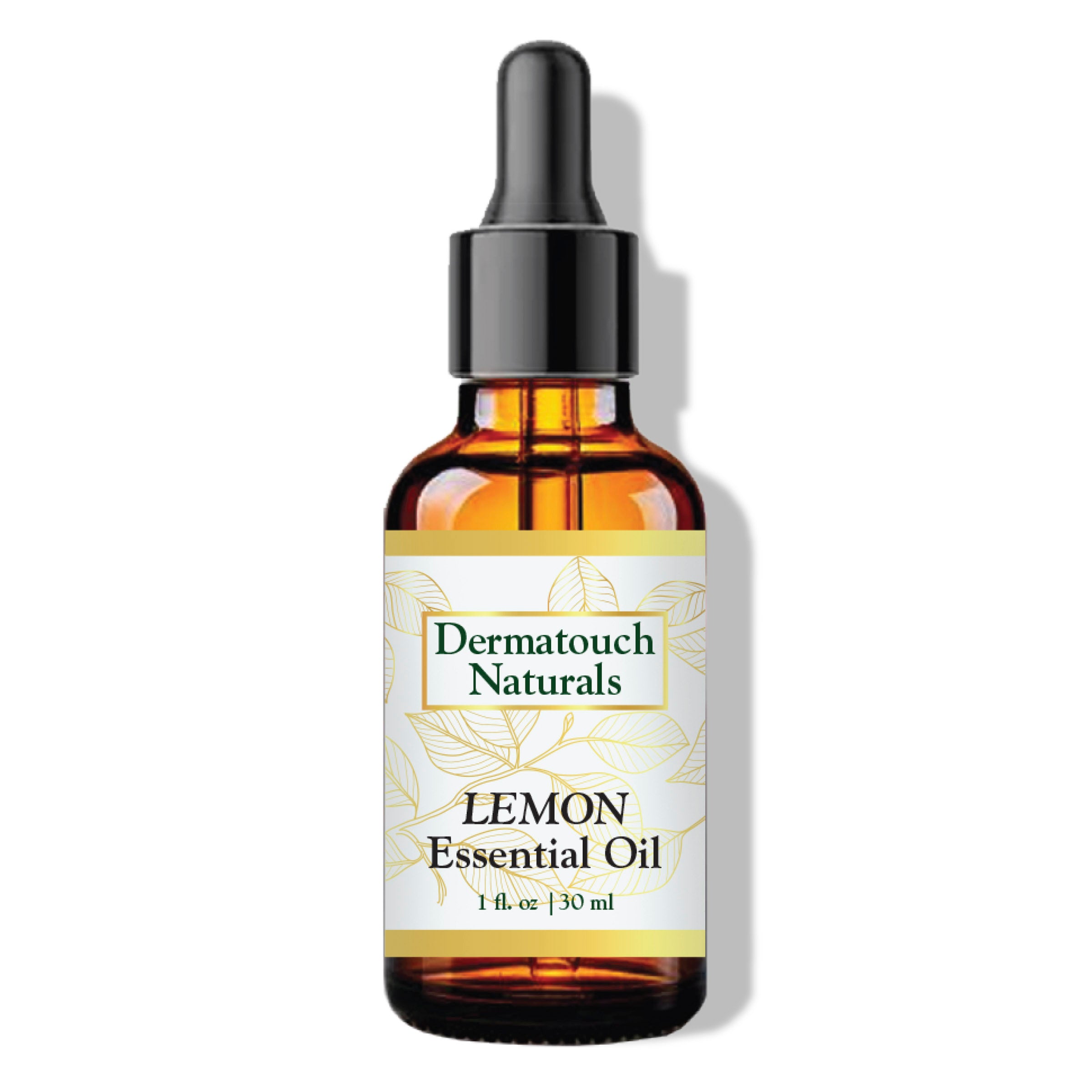 A bottle of Lemon Essential Oil