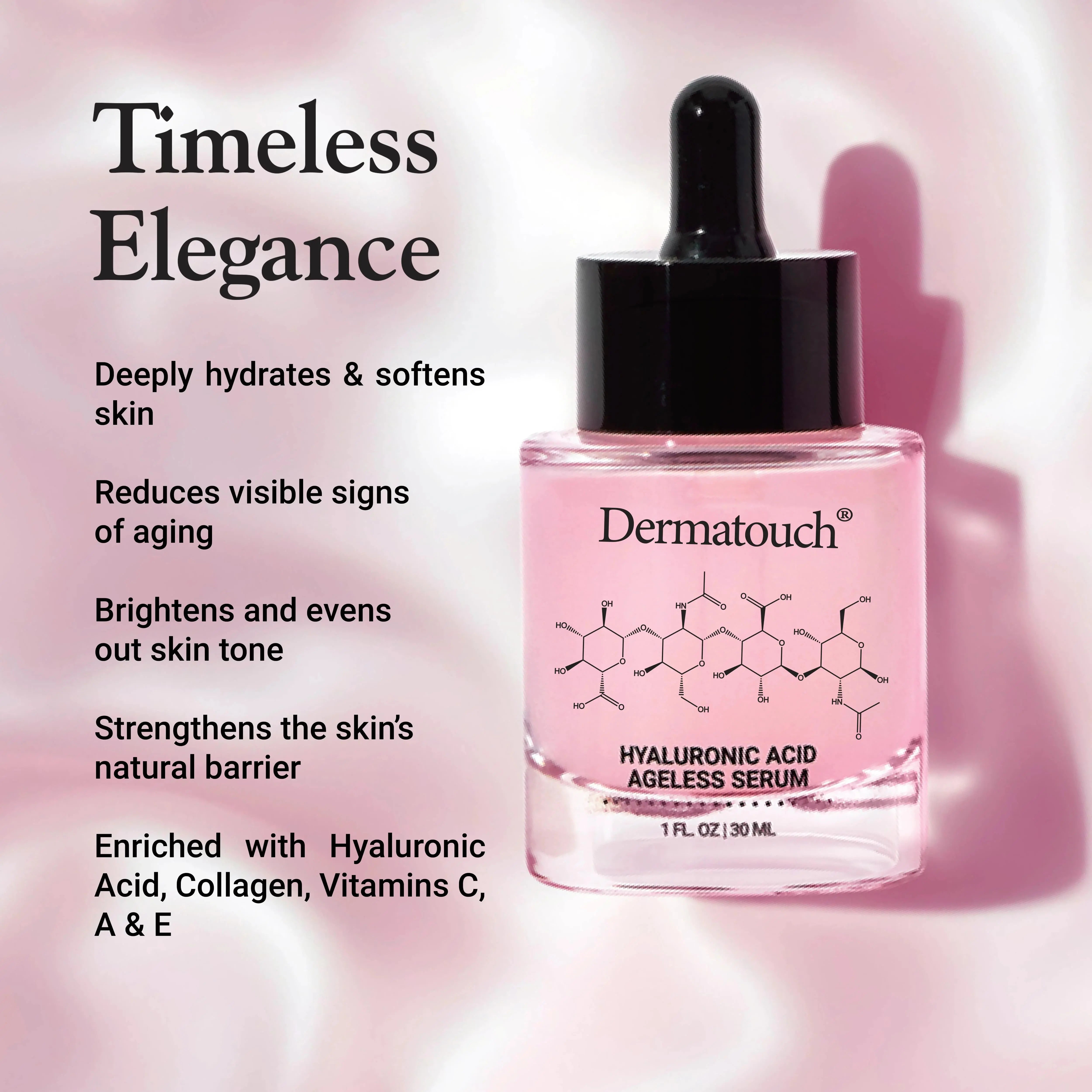 Dermatouch Hyaluronic Acid Ageless Serum bottle