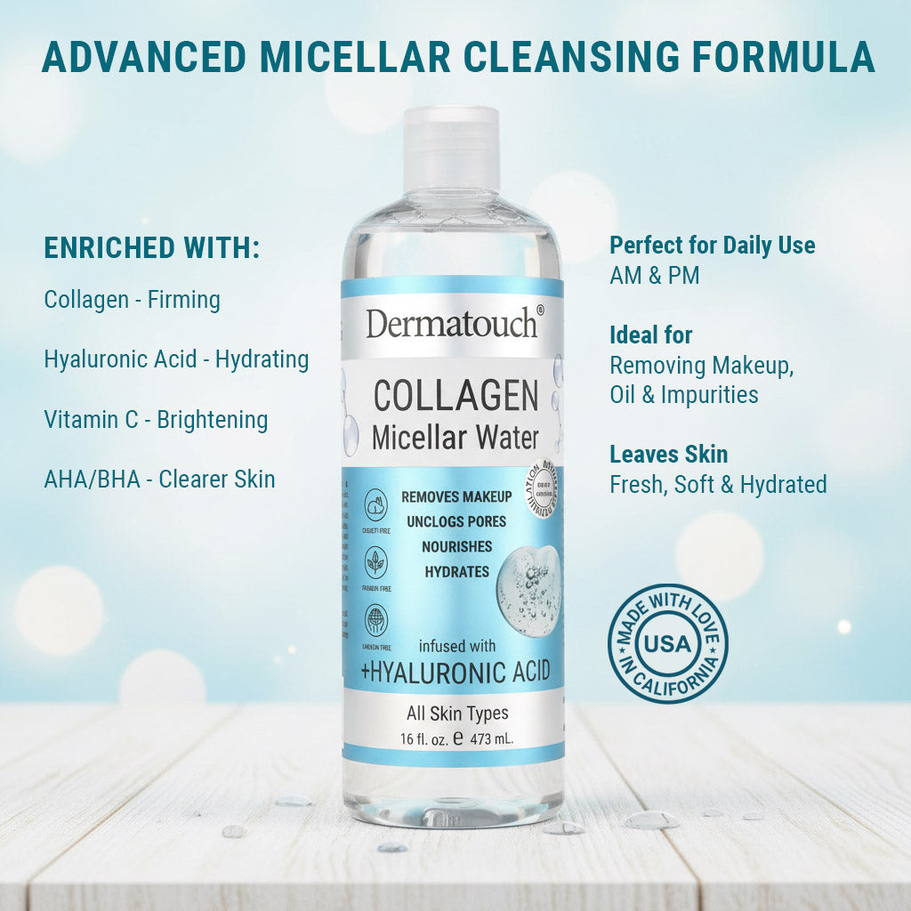 Dermatouch® Collagen & Hyaluronic Micellar Water